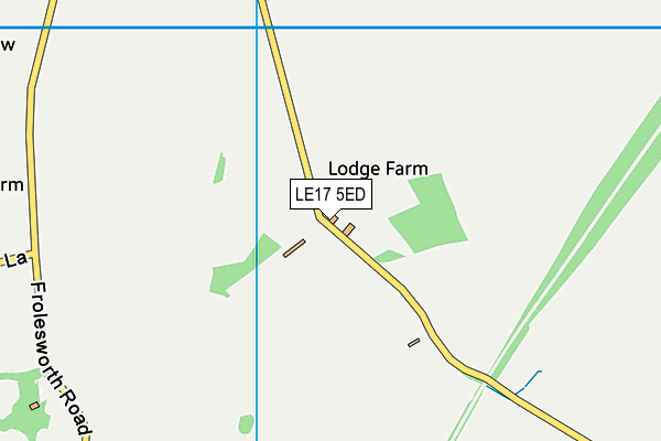 LE17 5ED map - OS VectorMap District (Ordnance Survey) LE17 5ED map - OS VectorMap District (Ordnance Survey)