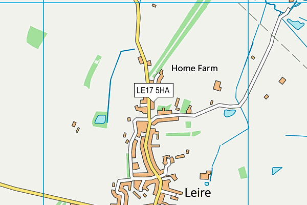 LE17 5HA map - OS VectorMap District (Ordnance Survey) LE17 5HA map - OS VectorMap District (Ordnance Survey)
