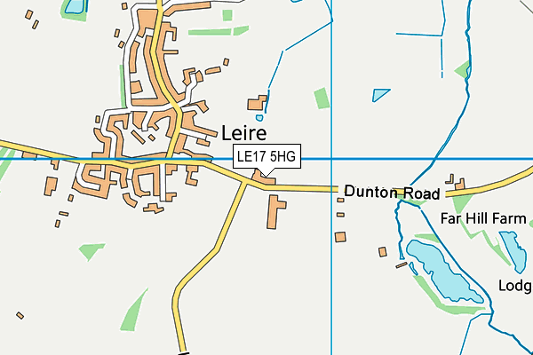 LE17 5HG map - OS VectorMap District (Ordnance Survey) LE17 5HG map - OS VectorMap District (Ordnance Survey)