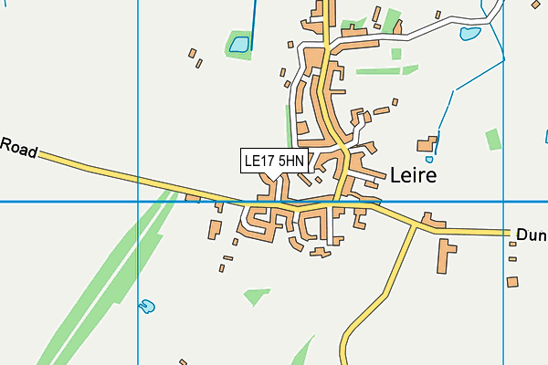 LE17 5HN map - OS VectorMap District (Ordnance Survey) LE17 5HN map - OS VectorMap District (Ordnance Survey)