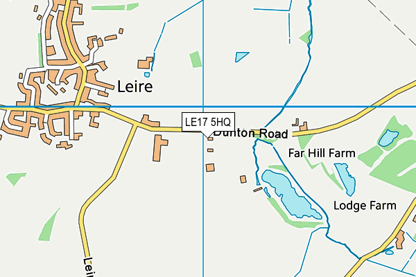 LE17 5HQ map - OS VectorMap District (Ordnance Survey) LE17 5HQ map - OS VectorMap District (Ordnance Survey)