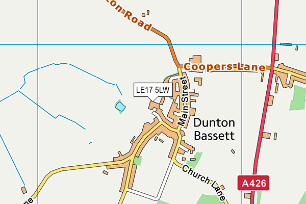 LE17 5LW map - OS VectorMap District (Ordnance Survey) LE17 5LW map - OS VectorMap District (Ordnance Survey)