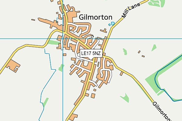 LE17 5NZ map - OS VectorMap District (Ordnance Survey) LE17 5NZ map - OS VectorMap District (Ordnance Survey)