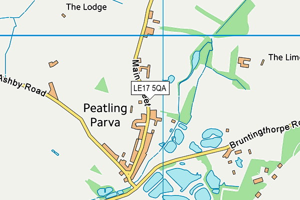 LE17 5QA map - OS VectorMap District (Ordnance Survey) LE17 5QA map - OS VectorMap District (Ordnance Survey)