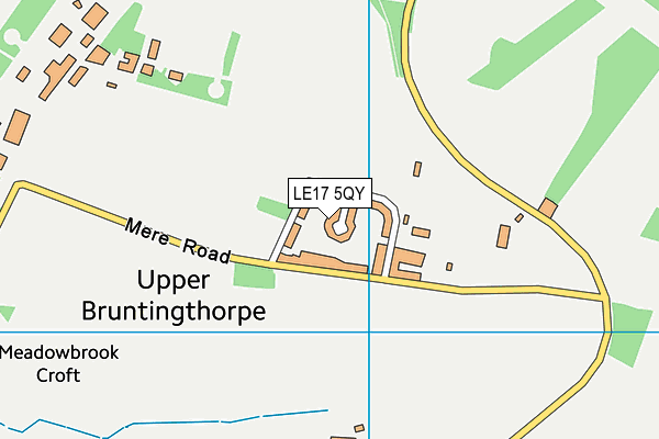 LE17 5QY map - OS VectorMap District (Ordnance Survey) LE17 5QY map - OS VectorMap District (Ordnance Survey)
