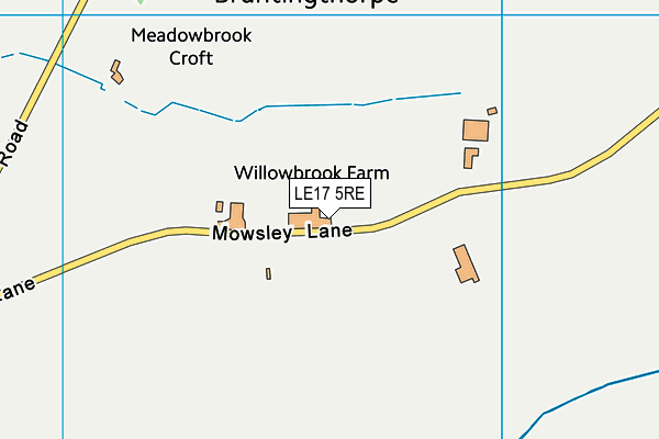 LE17 5RE map - OS VectorMap District (Ordnance Survey) LE17 5RE map - OS VectorMap District (Ordnance Survey)