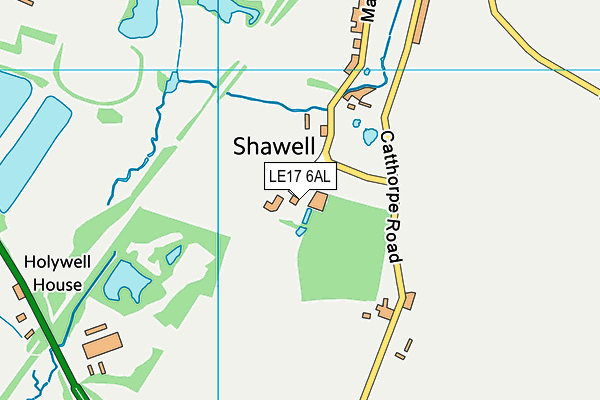 LE17 6AL map - OS VectorMap District (Ordnance Survey) LE17 6AL map - OS VectorMap District (Ordnance Survey)