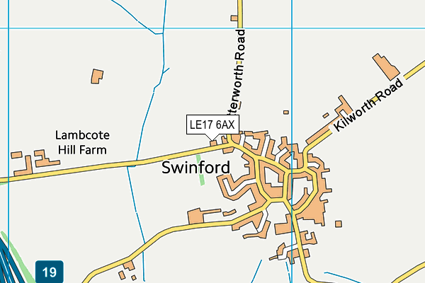 LE17 6AX map - OS VectorMap District (Ordnance Survey) LE17 6AX map - OS VectorMap District (Ordnance Survey)