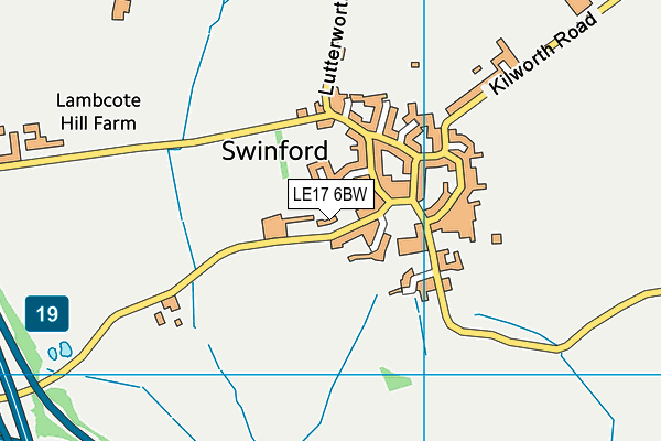 LE17 6BW map - OS VectorMap District (Ordnance Survey) LE17 6BW map - OS VectorMap District (Ordnance Survey)