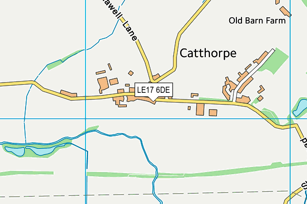 LE17 6DE map - OS VectorMap District (Ordnance Survey) LE17 6DE map - OS VectorMap District (Ordnance Survey)