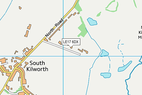 LE17 6DX map - OS VectorMap District (Ordnance Survey) LE17 6DX map - OS VectorMap District (Ordnance Survey)