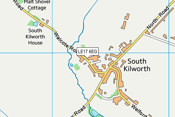LE17 6EG map - OS VectorMap District (Ordnance Survey) LE17 6EG map - OS VectorMap District (Ordnance Survey)