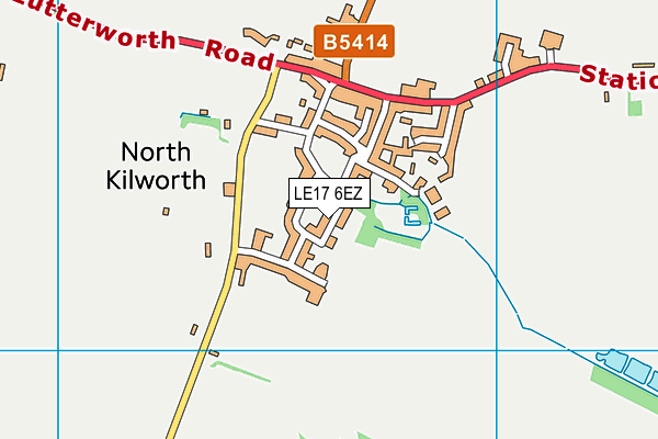 LE17 6EZ map - OS VectorMap District (Ordnance Survey) LE17 6EZ map - OS VectorMap District (Ordnance Survey)