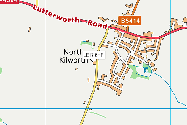 LE17 6HF map - OS VectorMap District (Ordnance Survey) LE17 6HF map - OS VectorMap District (Ordnance Survey)
