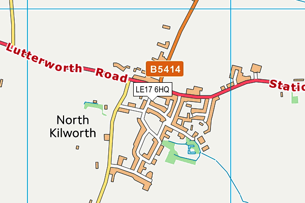 LE17 6HQ map - OS VectorMap District (Ordnance Survey) LE17 6HQ map - OS VectorMap District (Ordnance Survey)