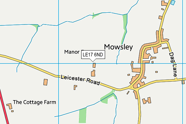 LE17 6ND map - OS VectorMap District (Ordnance Survey) LE17 6ND map - OS VectorMap District (Ordnance Survey)