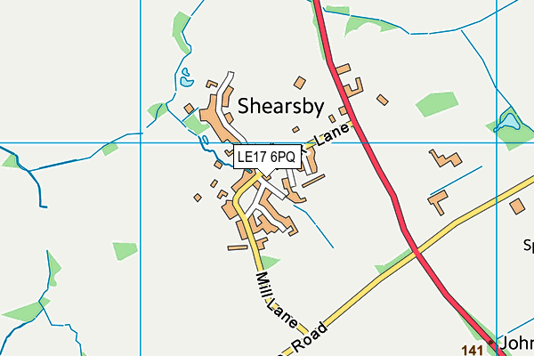LE17 6PQ map - OS VectorMap District (Ordnance Survey) LE17 6PQ map - OS VectorMap District (Ordnance Survey)