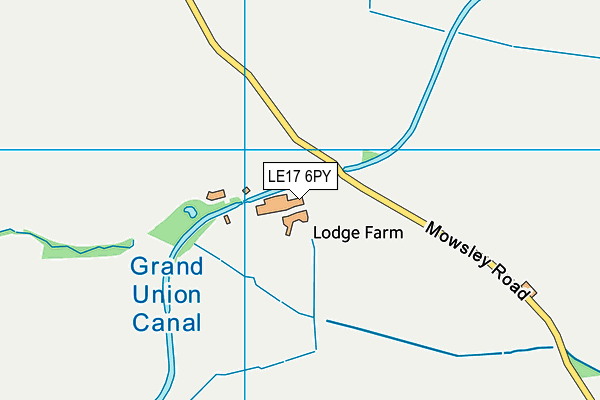 LE17 6PY map - OS VectorMap District (Ordnance Survey) LE17 6PY map - OS VectorMap District (Ordnance Survey)