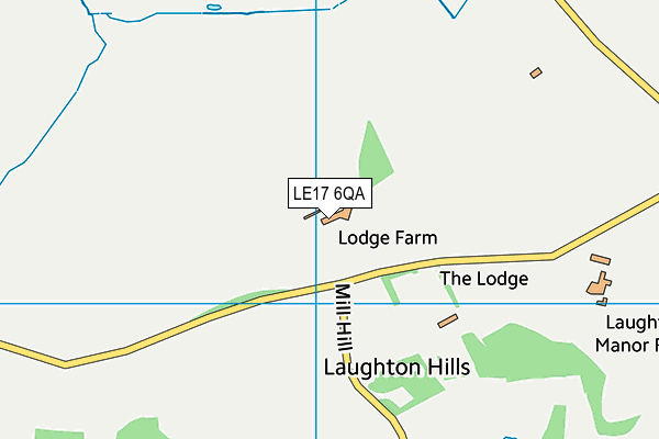 LE17 6QA map - OS VectorMap District (Ordnance Survey) LE17 6QA map - OS VectorMap District (Ordnance Survey)