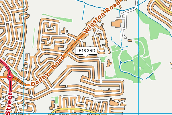 LE18 3RD map - OS VectorMap District (Ordnance Survey) LE18 3RD map - OS VectorMap District (Ordnance Survey)