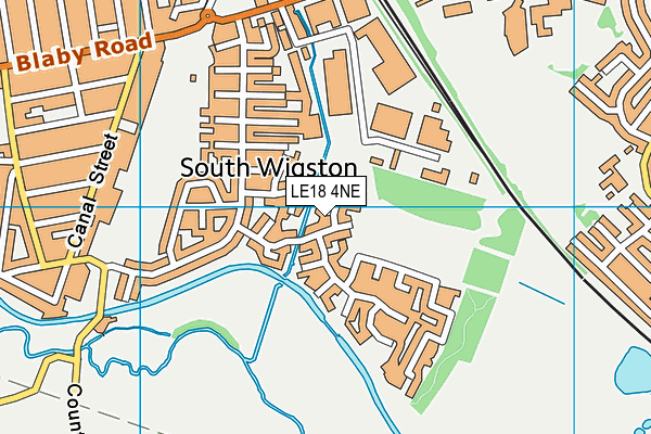 LE18 4NE map - OS VectorMap District (Ordnance Survey) LE18 4NE map - OS VectorMap District (Ordnance Survey)