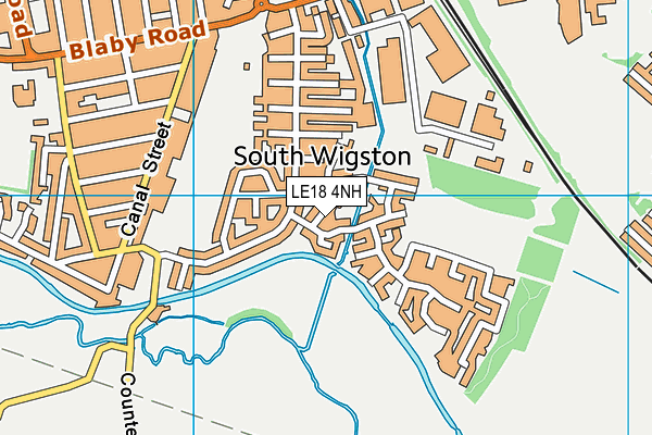 LE18 4NH map - OS VectorMap District (Ordnance Survey) LE18 4NH map - OS VectorMap District (Ordnance Survey)