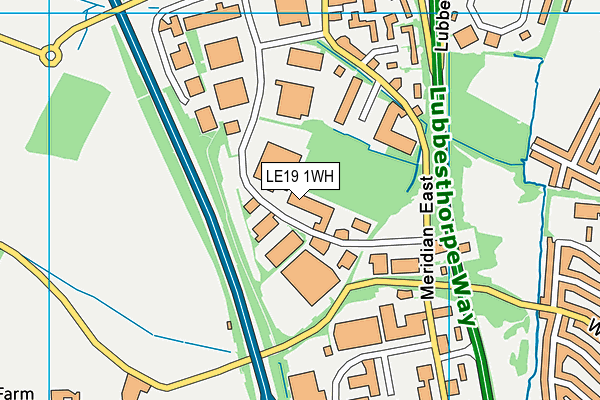 LE19 1WH map - OS VectorMap District (Ordnance Survey) LE19 1WH map - OS VectorMap District (Ordnance Survey)