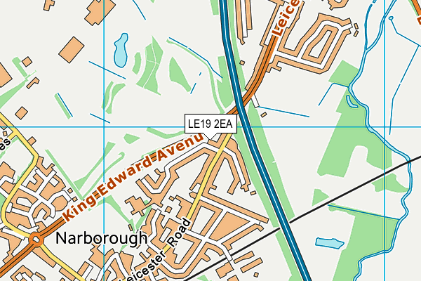 LE19 2EA map - OS VectorMap District (Ordnance Survey) LE19 2EA map - OS VectorMap District (Ordnance Survey)