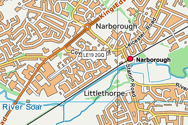 LE19 2GQ map - OS VectorMap District (Ordnance Survey) LE19 2GQ map - OS VectorMap District (Ordnance Survey)