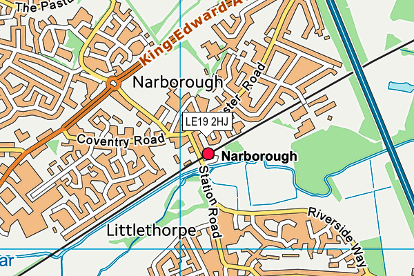 LE19 2HJ map - OS VectorMap District (Ordnance Survey) LE19 2HJ map - OS VectorMap District (Ordnance Survey)