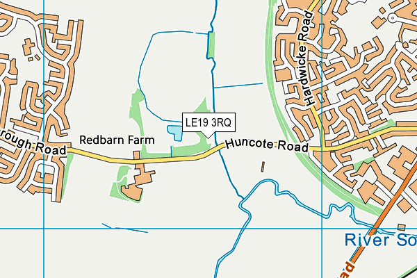 LE19 3RQ map - OS VectorMap District (Ordnance Survey) LE19 3RQ map - OS VectorMap District (Ordnance Survey)