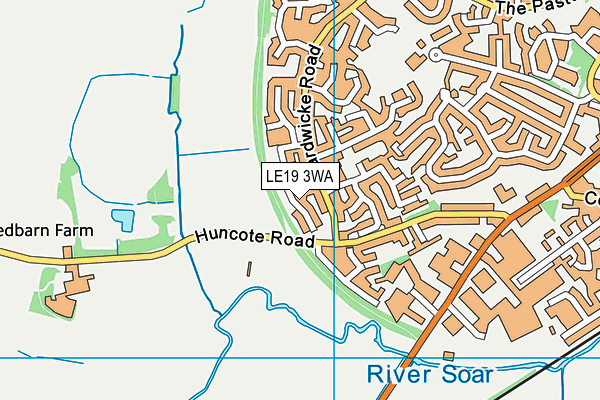 LE19 3WA map - OS VectorMap District (Ordnance Survey) LE19 3WA map - OS VectorMap District (Ordnance Survey)