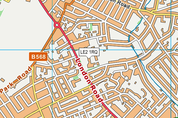 LE2 1RQ map - OS VectorMap District (Ordnance Survey) LE2 1RQ map - OS VectorMap District (Ordnance Survey)