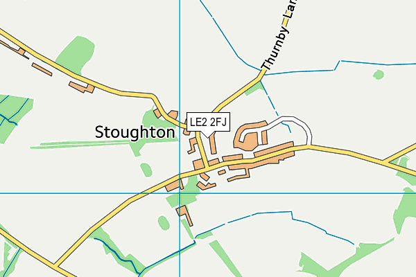 LE2 2FJ map - OS VectorMap District (Ordnance Survey) LE2 2FJ map - OS VectorMap District (Ordnance Survey)