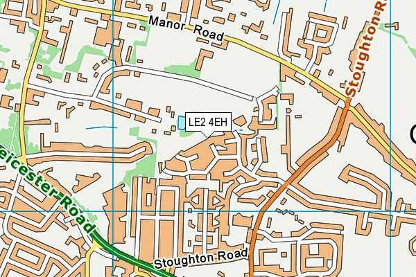 LE2 4EH map - OS VectorMap District (Ordnance Survey) LE2 4EH map - OS VectorMap District (Ordnance Survey)