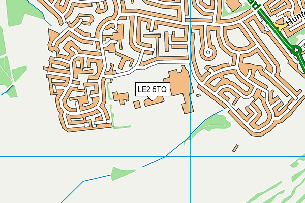 LE2 5TQ map - OS VectorMap District (Ordnance Survey) LE2 5TQ map - OS VectorMap District (Ordnance Survey)