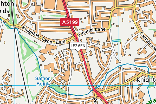 LE2 6FN map - OS VectorMap District (Ordnance Survey) LE2 6FN map - OS VectorMap District (Ordnance Survey)