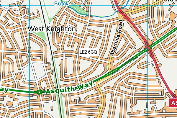 LE2 6GQ map - OS VectorMap District (Ordnance Survey) LE2 6GQ map - OS VectorMap District (Ordnance Survey)