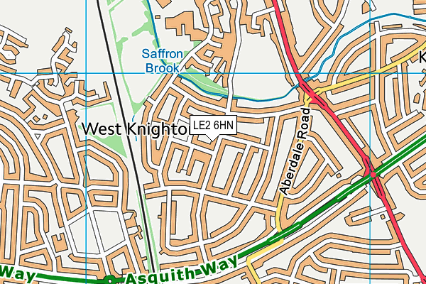 LE2 6HN map - OS VectorMap District (Ordnance Survey) LE2 6HN map - OS VectorMap District (Ordnance Survey)