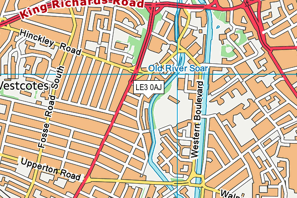 LE3 0AJ map - OS VectorMap District (Ordnance Survey) LE3 0AJ map - OS VectorMap District (Ordnance Survey)