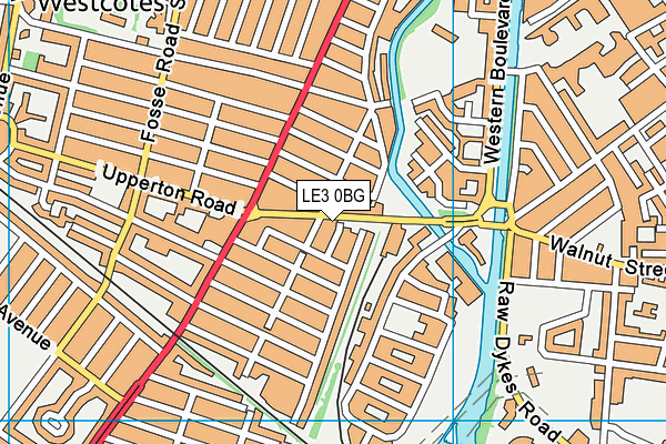 LE3 0BG map - OS VectorMap District (Ordnance Survey) LE3 0BG map - OS VectorMap District (Ordnance Survey)