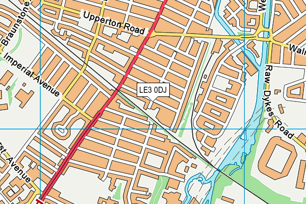 LE3 0DJ map - OS VectorMap District (Ordnance Survey) LE3 0DJ map - OS VectorMap District (Ordnance Survey)