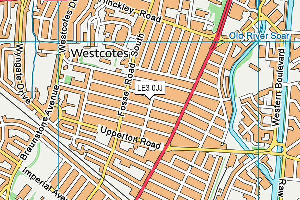 LE3 0JJ map - OS VectorMap District (Ordnance Survey) LE3 0JJ map - OS VectorMap District (Ordnance Survey)