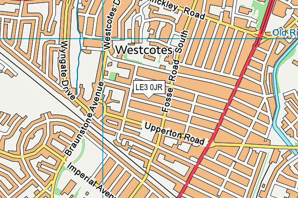 LE3 0JR map - OS VectorMap District (Ordnance Survey) LE3 0JR map - OS VectorMap District (Ordnance Survey)