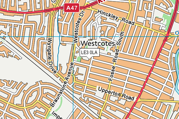 LE3 0LA map - OS VectorMap District (Ordnance Survey) LE3 0LA map - OS VectorMap District (Ordnance Survey)
