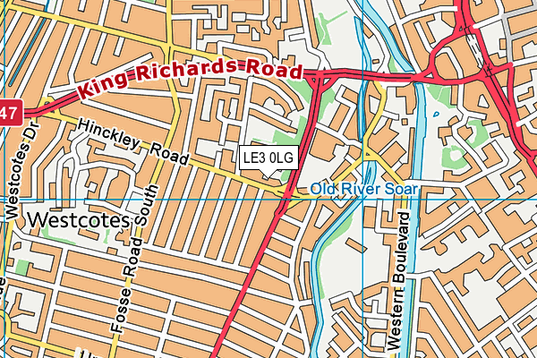 LE3 0LG map - OS VectorMap District (Ordnance Survey) LE3 0LG map - OS VectorMap District (Ordnance Survey)