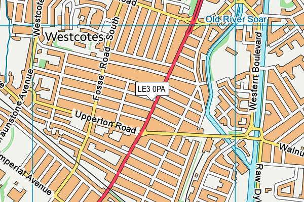 LE3 0PA map - OS VectorMap District (Ordnance Survey) LE3 0PA map - OS VectorMap District (Ordnance Survey)