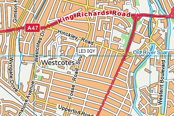 LE3 0QY map - OS VectorMap District (Ordnance Survey) LE3 0QY map - OS VectorMap District (Ordnance Survey)