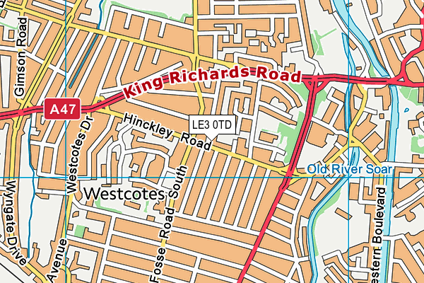 LE3 0TD map - OS VectorMap District (Ordnance Survey) LE3 0TD map - OS VectorMap District (Ordnance Survey)