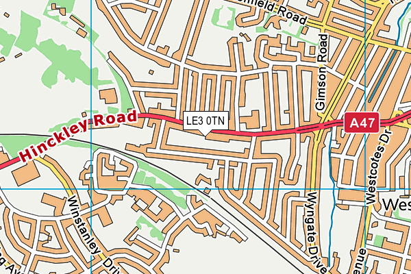 LE3 0TN map - OS VectorMap District (Ordnance Survey) LE3 0TN map - OS VectorMap District (Ordnance Survey)